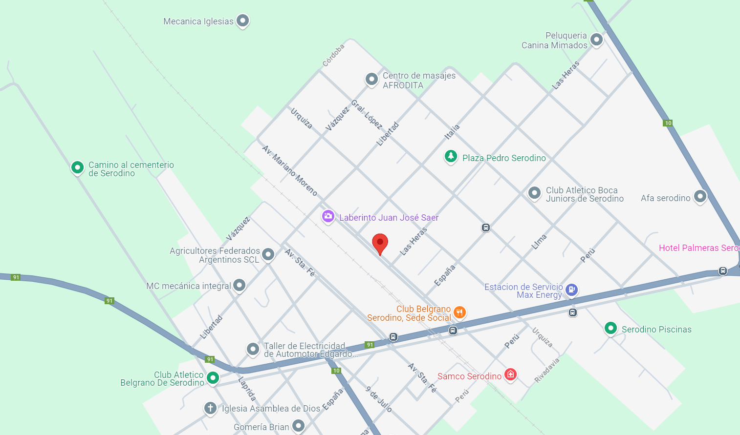 localidad Serodino